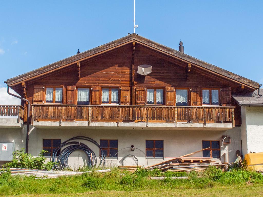 Chalet Skilift Rosswald Buitenkant foto